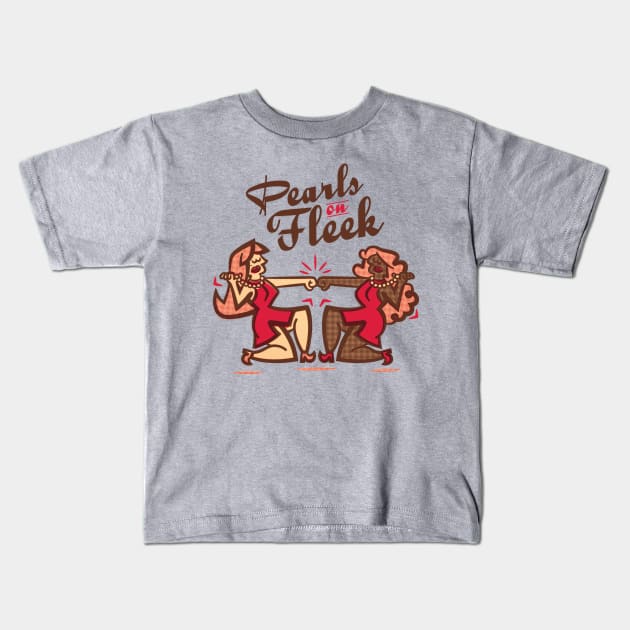 Pearls on Fleek Kids T-Shirt by me-mo-design